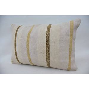 Luxury 16x24 Inch Beige Wool Kantha Patchwork Pillow Rustic Floral Vintage <b>Fluffy</b> Throw for <b>Bedding</b> Floor Woven 18x18 Square - Product Image 3