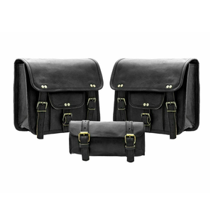 รูปแบบล่าสุดกันน้ํารถจักรยานยนต์Saddlebagวินเทจหนังอุปกรณ์เสริมถุงอาน 2024 - Product Image 1