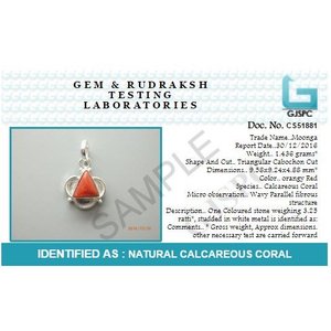 Pendentif en argent avec pierre précieuse astrologique certifiée Citrine naturelle Sunehla 5.25 Ratti (Pendentifs et breloques de qualité) - Product Image 4