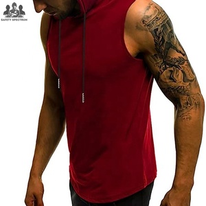 เสื้อฮู้ดแขนกุดสำหรับผู้ชายสำหรับฤดูหนาวแบบ OEM |   เสื้อกล้ามออกกำลังกายผ้าฝ้ายแท้ 100% |   ผู้ผลิตขายส่ง - Product Image 4