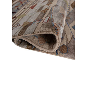 Manchaha Beige Brown Hand Knotted Wool Bamboo Silk Rugs Luxury Geometric Floral Design Washable Jute <b>Carpet</b> for Home for - Product Image 2