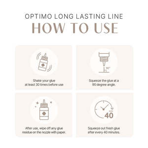 Pegamento para Extensiones de Pestañas Optimo de Fijación Fuerte, Vegano, Líquido, Transparente, de Secado Rápido, Resistente al Agua, Tecnología de Baja Adhesión y Secado Rápido - Product Image 4