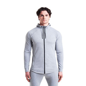 Trajes Deportivos de Gimnasio de Dos Piezas Personalizados de Alta Calidad, OEM, con Cierre, para Hombre - Product Image 2