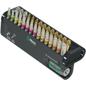 Wera 30-Piece PH/PZD/TX-HF Assorted <b>Bit</b> Check 30 Wood TX HF 1 <b>Screwdriver</b> <b>Set</b> - Product Image 1
