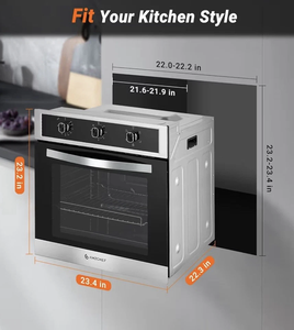 Horno Eléctrico de Pared Individual A-M-Z-C-H-E-F de 2.65 Pulgadas, Nuevo - Product Image 2