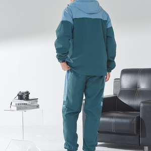 Venta al por mayor Deportes Sweatsuit Jogging Hombre Sudadera Con Capucha Chaqueta Pantalones Secado rápido Transpirable Fútbol Sweatsuit Warm up - Product Image 2