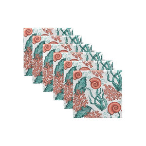 Indian Manufacturer Highly Demand Customized Print Cotton Material Kitchen Napkins with Logo - Product Image 4