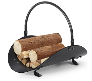 Accueil Exportations artisanales Porte-bûches en acier moderne de luxe Panier à bois de chauffage Poudre enduite Multifonctionnel Cheminée intérieure Stockage 2025 - Product Image 3