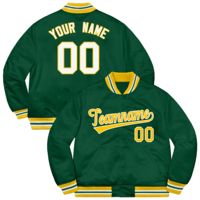Veste universitaire confortable personnalisable du fabricant d'usine directe veste en cuir totalement sport pour le baseball en hiver