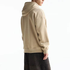 Último diseño Pullover Hombres Baggy Hoodies Calidad Premium Precio barato 100% Algodón Transpirable Baggy Hoodies para hombres - Product Image 4