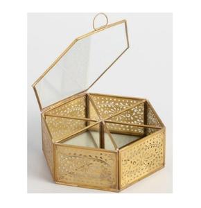 Impresionante joyero decorativo de metal con artesanía vintage de alta gama, perfecto para los amantes de la joyería que buscan un almacenamiento elegante - Product Image 6