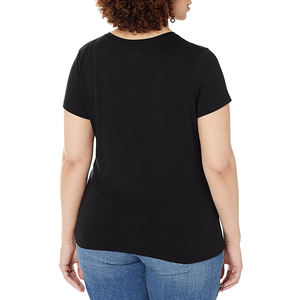 Camisetas de mujer Superventas Damas Original 100% Tela de algodón Hecho Cómodo Profesionalmente Camisetas de mujer - Product Image 3