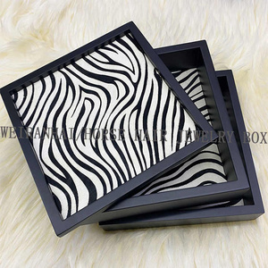 Luxe indien fait à la main MTF RAISEN 12*12 "thé café plateau carré nouveau Design polyvalent idéal pour une utilisation à domicile Restaurant - Product Image 4