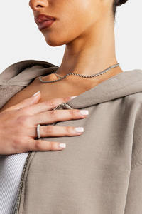 Custom Logo Brown Women <b>Cropped</b> Zip up Sweatshirt <b>Pants</b> Two Pieces Set Tracksuit for Women Drop Shoulder Sweatsuit Set Wholesale - Product Image 6