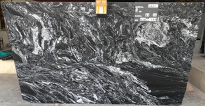 Azulejos de diseño moderno para cocina y Villa al aire libre-Losas de granito de Bosque Negro Superficie pulida de piedra natural para aplicación al aire libre - Product Image 5