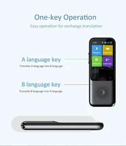Produits Tendances 2026 : Dispositif de Traduction Vocale Intelligent T11 AI, 138 Langues, Wi-Fi, Traducteurs Vocaux Intelligents pour Voyages Mondiaux - Product Image 2