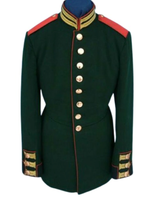 Logo personnalisé OEM broderie à la main à manches longues tunique garde prussien hussard Regiment vestes