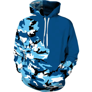 Sudaderas con capucha de camuflaje multicolor con estampado 3D para hombre, jerséis con patrón geométrico colorido, sudaderas con capucha informales, Tops sueltos de manga larga - Product Image 1