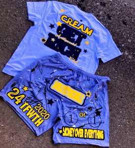 Custom Logo <b>Shirt</b> and Short Set tracksuits Nylon Two Piece Shorts Set Breathable <b>Men</b> Reflective WindBreaker Short Set - Product Image 2