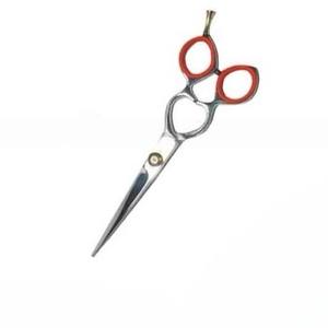 Nouveau design de ciseaux de coiffeur professionnel avec repose-doigt vis réglable 6 "argent avec instruments de beauté rouges - Product Image 5