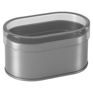 กระป๋องสี่เหลี่ยมโค้งมนสามารถ1/4น็อตได้68x93มม. x H60มม. ฝาคริสตัล0.25 LT - Product Image 1