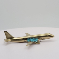 Modèle d'avion Art Déco en aluminium – Décoration inspirée de l'aviation pour la maison, le bureau ou l'étagère