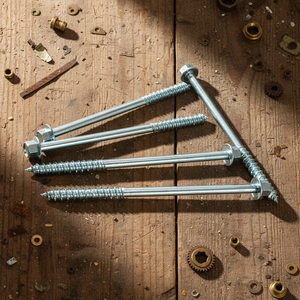 Tornillos de Cabeza Hexagonal Métricos de Alta Resistencia / Tornillos para Madera, Acero al Carbono Zincado, Clase 4.8 y 6.8, DIN/ANSI, Marca PDC - Product Image 1