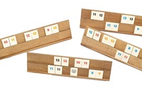 Jeu de Rummikub en bois fait main de dernière génération, jeu de tuiles de Rummy personnalisé de haute qualité, vente chaude, jeu de Rummy Cube pour enfants et famille