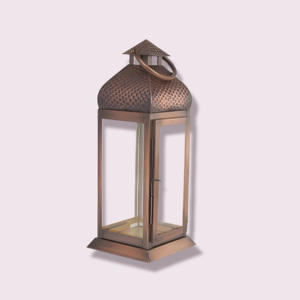 Linternas de vela de cristal de Metal personalizables de alta calidad Diseño clásico para uso en interiores y exteriores para decoración navideña del hogar Vela de hierro - Product Image 4