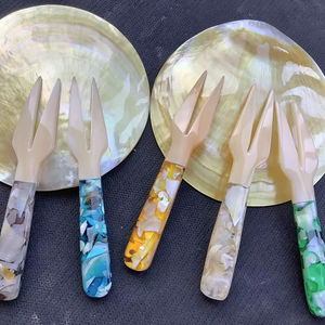 Ensemble de cuillères fourchettes en nacre vietnamienne: couverts artisanaux pour les repas de luxe et l'exportation en gros - Product Image 1