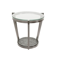 Table basse exclusive de qualité supérieure en métal, au design moderne et faite à la main, avec dessus en verre classique, meubles de salon