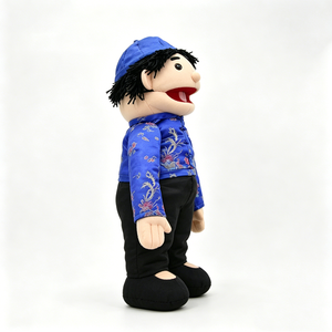 Marionetas de Peluche de Ventriloquismo de Cuerpo Completo con Relleno de Algodón PP, Forro de Malla y Diseño Bordado - Accesorios de Cumpleaños - Product Image 5
