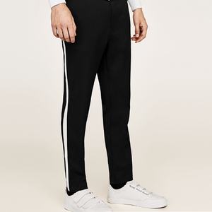 Pantalons et pantalons de haute qualité en polyester avec des bandes latérales - Product Image 1