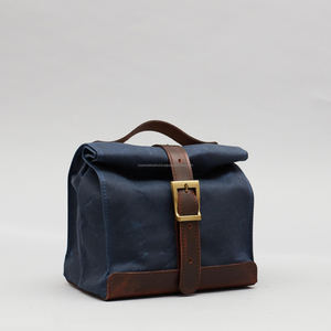 Sac à déjeuner en toile de cuir écologique de qualité supérieure, isotherme, réutilisable, portable, pour le bureau, 2 personnes, LCLB-0042 - Product Image 6