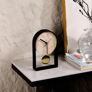Adorable reloj de mesa de moda Diseñador elegante Acento para el hogar Pieza de declaración de lujo artística atemporal moderna - Product Image 2