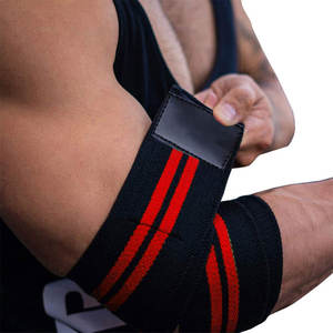 Dernier arrivage Enveloppes de coude en néoprène pour haltérophilie à vendre en gros Enveloppes de coude élastiques réglables en bas quantité minimale de commande - Product Image 5