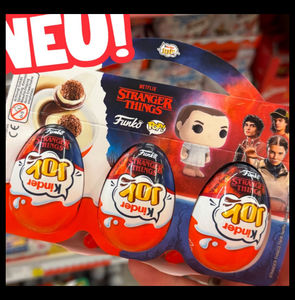Mejores Huevos Sorpresa de Chocolate Kinder Joy, Stranger Things T1, Caja de 72 Juguetes Surtidos Coleccionables, Fiesta Infantil, Venta al por Mayor - Product Image 1