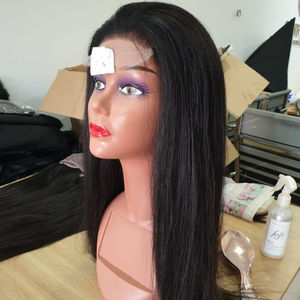 ¡Venta al por mayor 100% Peluca de cabello humano vietnamita crudo con cierre impresionante para encaje transparente de color Ombre-a partir de 1 pieza! - Product Image 1