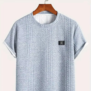 <b>Men's</b> Short Sleeve Summer <b>T</b>-<b>Shirts</b> <b>Red</b> Black Line Design 100% Stock,Bulk Clothes,Mix Clothes Bale ,Used Clothes - Product Image 1