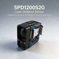 Télémètre laser industriel ERDI LASER à longue portée de 1200 m, module SPD1200S2G, 905 nm, gyroscope 6 axes, résistant aux chocs, IP67, capteur de distance 10g