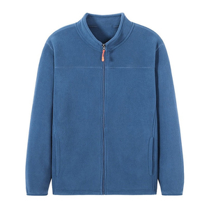 New Arrived Men's Light <b>Weight</b> High Durability Winter Wool Fabric Fleece Jackets <b>Stand</b> Hood Professional Custom High Street - Product Image 1