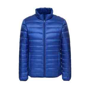 Autumn Winter Premium Men's Warm Casual <b>Jacket</b> Custom Front <b>Hooded</b> Stand Collar Zipper Closure <b>Long</b> Waterproof Windproof - Product Image 2