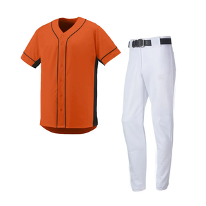 ชุดเบสบอลชาย ชุดซอฟต์บอล ชุดกีฬา รับผลิตแบบ OEM  งานซับลิเมชั่น งานปัก งานติดลาย  ผ้าโพลีเอสเตอร์ผสมสแปนเด็กซ์ ชุดเบสบอล - Product Image 1