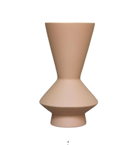 Jarrón de Metal Blanco para Flores, Centro de Mesa Decorativo para Hogar u Oficina, Diseño Vintage y Moderno, Metal Dorado - Product Image 2