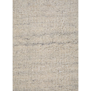 Alfombras de Lana Tejidas a Mano Contour Ivory 9x12, Alfombra de Yute y Algodón Orgánico para el Hogar, Color Sólido, Decoración para Sala de Estar y Pasillo para Adolescentes - Product Image 3