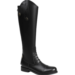 Nuevas botas de cuero real con cremallera larga para montar a caballo para hombre de alta calidad, botas de cuero para montar a caballo con logotipo personalizado para adultos - Product Image 6