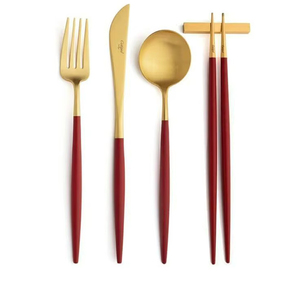 Juego de Cubiertos de Acero Inoxidable de Alta Calidad, Diseño Personalizado, Diseño Real Moderno, Ecológico, Apto para Lavavajillas, Uso en Fiestas, Lujo - Product Image 1