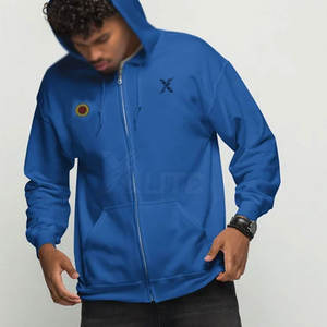 Sudadera con Capucha de Primera Calidad, con Cierre Completo, Bordado, 100% Algodón, Invierno, Costuras Duraderas, Tela Suave al Tacto, para Ropa Urbana - Product Image 2