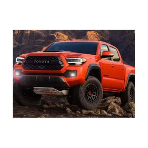 2022 pour Toyota Tacoma Double cabine V6 sièges en cuir intérieur foncé clair boîte de vitesses manuelle FWD R19 taille des pneus gauche alliage droit - Product Image 4