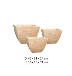 Macetas y macetas de terracota de arcilla de alta calidad, el mejor vendedor, diseño de cerámica sin esmaltar para decoración del hogar, suministros de jardín, decoración de guardería - Product Image 5